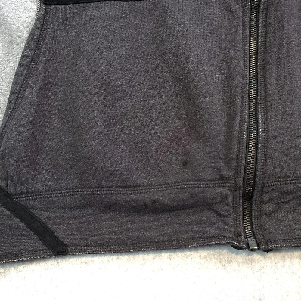 Air Jordan Men's Sweatshirt Sz XXL 2XL Gray Hoodie Jumpman Embroidered Full Zip